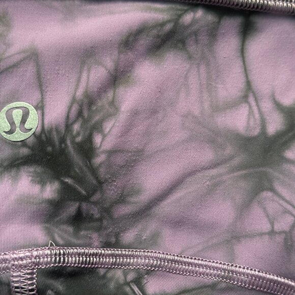 Lululemon Women's Power Thru High-Rise Tight 25" - Black/Purple - Picture 10 of 10